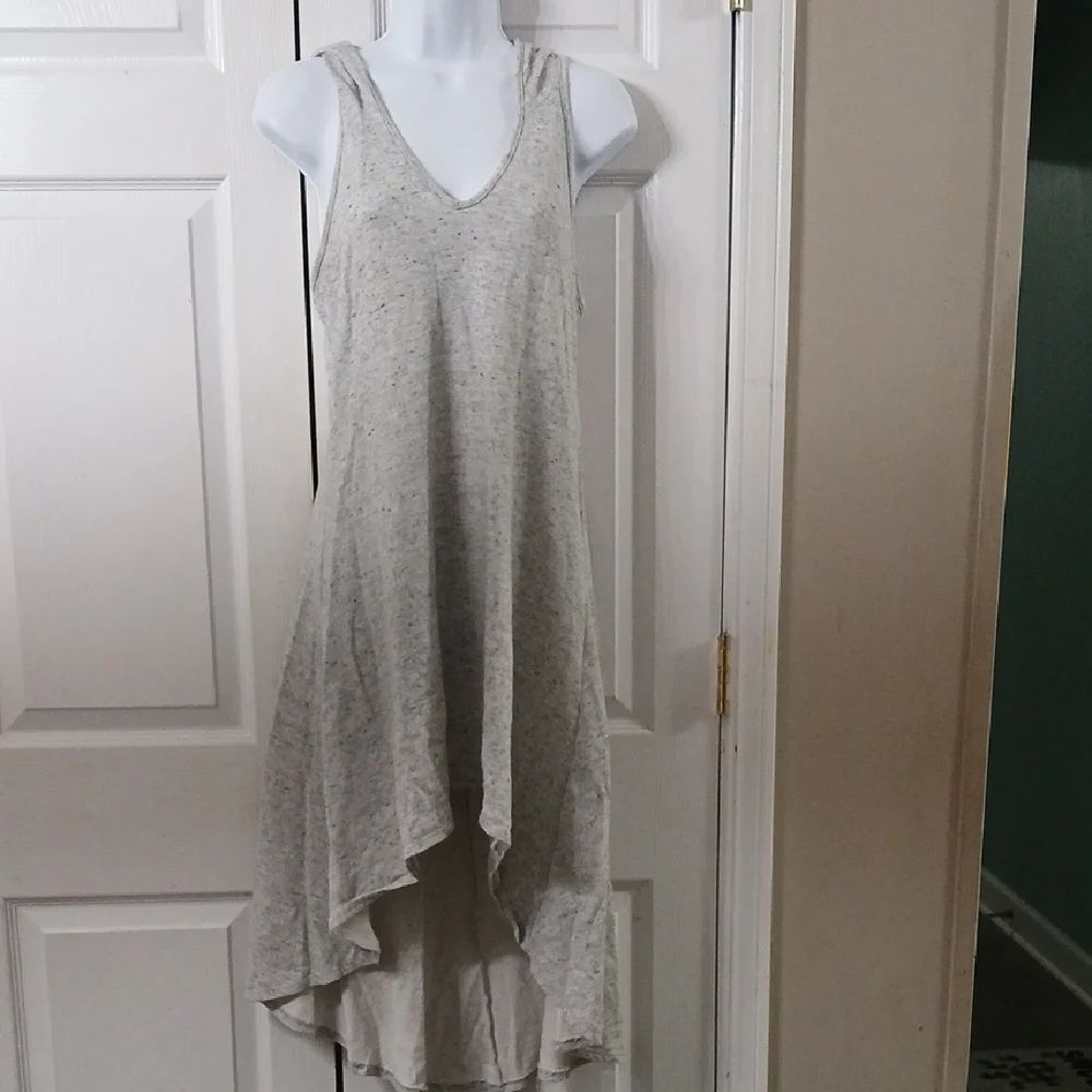 Joyce Leslie Gray high low Sleeveless Hoodie Dress Sz S